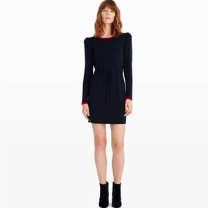 NWT Club Monaco Cloviee Sweater Dress Navy Blue Size Medium